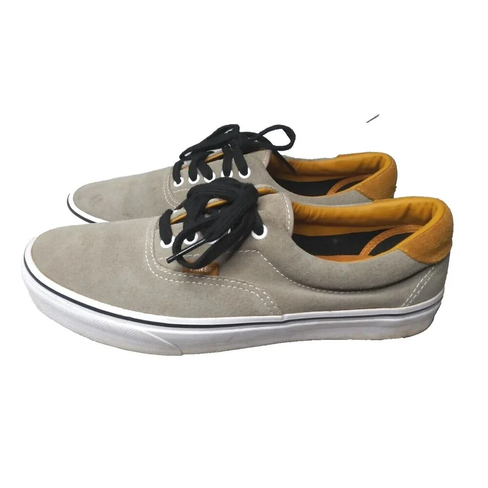 Vans  Era 59  Mens Size 10.5 Casual Shoes Sneakers Gray Olive Suede